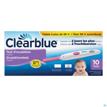 Clearblue digital test ovulation 10