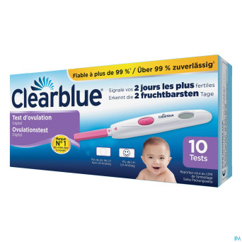 Clearblue digital test ovulation 10