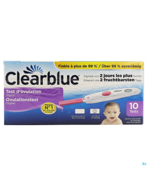 Clearblue digital test ovulation 10