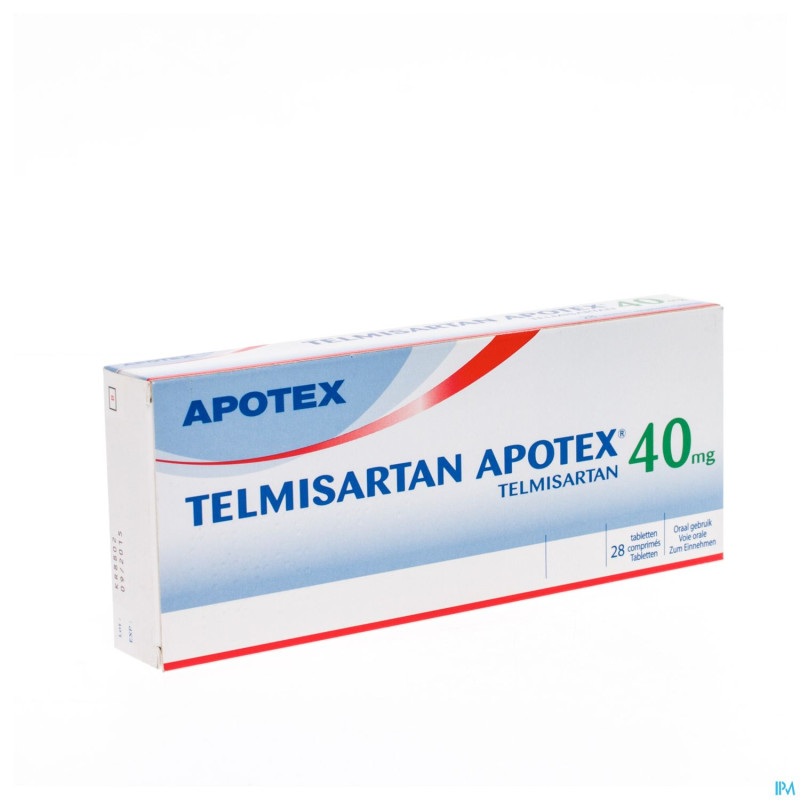 Telmisartan 40 mg apotex tabl 28