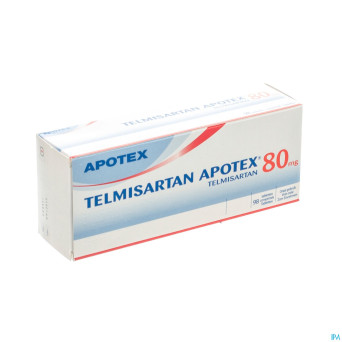 Telmisartan 80 mg apotex tabl 98