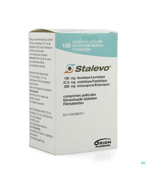 Stalevo 150/37,5/200 mg comp 100x 150 mg pip