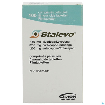 Stalevo 150/37,5/200 mg comp 100x 150 mg pip