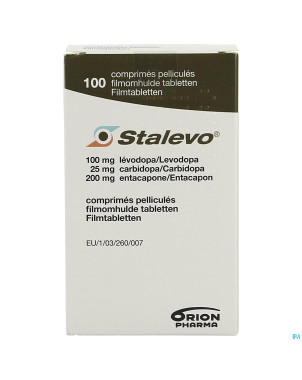 Stalevo 100/25,0/200 mg comp 100x 100 mg pip