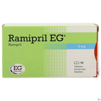Ramipril eg  5mg impexeco comp  98 x  5mg pip