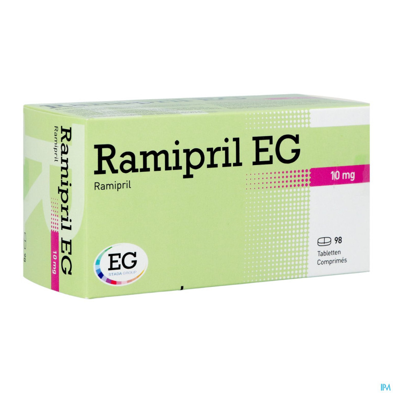 Ramipril eg 10mg impexeco comp  98 x 10mg pip