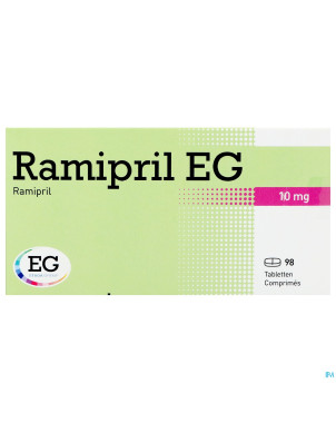Ramipril eg 10mg impexeco comp  98 x 10mg pip