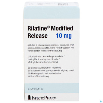 Rilatine modified release 10 mg caps. 30x10mg
