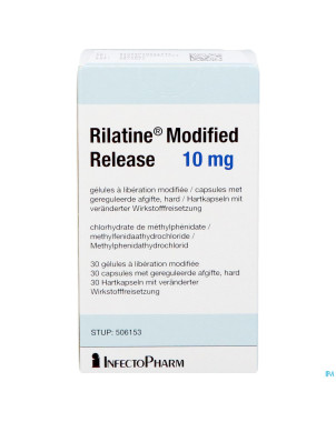 Rilatine modified release 10 mg caps. 30x10mg