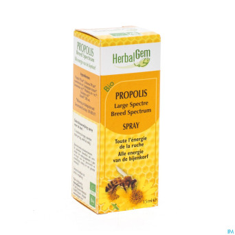 Herbalgem propolis large spectre bio    spray 15ml