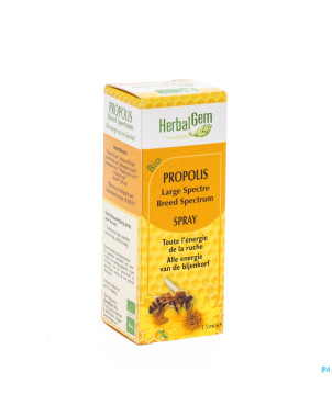 Herbalgem propolis large spectre bio    spray 15ml