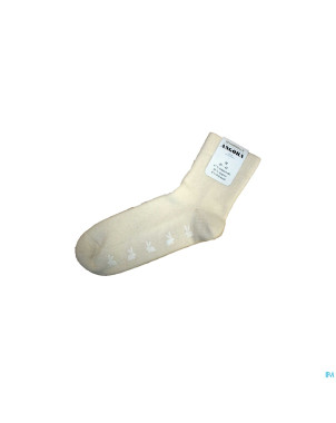 Beurer chaussettes lit anti-slip blanc l 42-45