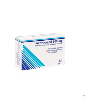 Azithromed 500 mg 3 ddd comp pell 3x500 mg