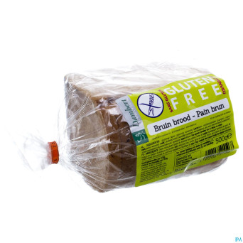 Damhert pain brun s/gluten    500g