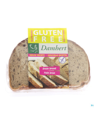 Damhert pain brun s/gluten  coupe    200g
