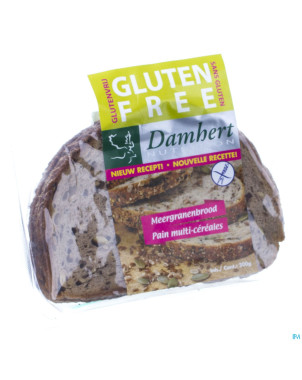Damhert pain cereales s/gluten coupe    200g