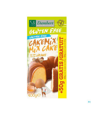 Damhert mix cake (cake-muffin) s/gluten    400g