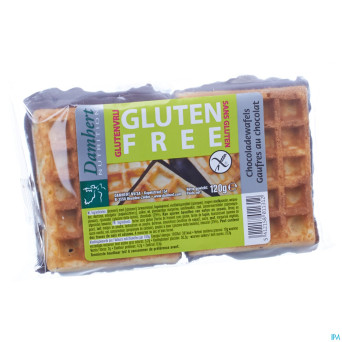 Damhert gaufres aux oeufs chocolat s/gluten    4p