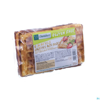 Damhert gaufres aux oeufs vanille s/gluten    4p