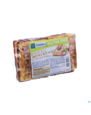 Damhert gaufres aux oeufs vanille s/gluten    4p