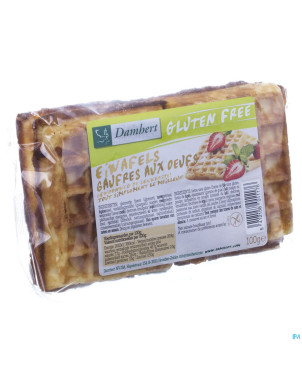 Damhert gaufres aux oeufs vanille s/gluten    4p
