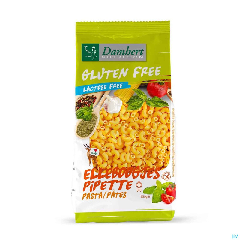 Damhert pates pipette s/gluten    250g