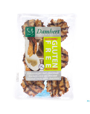 Damhert rochers de coco chocolate s/gluten    250g