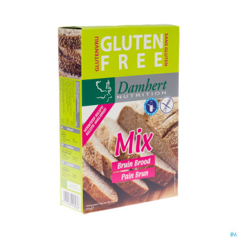 Damhert melange pain brun s/gluten    400g