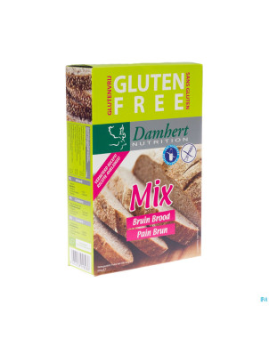 Damhert melange pain brun s/gluten    400g