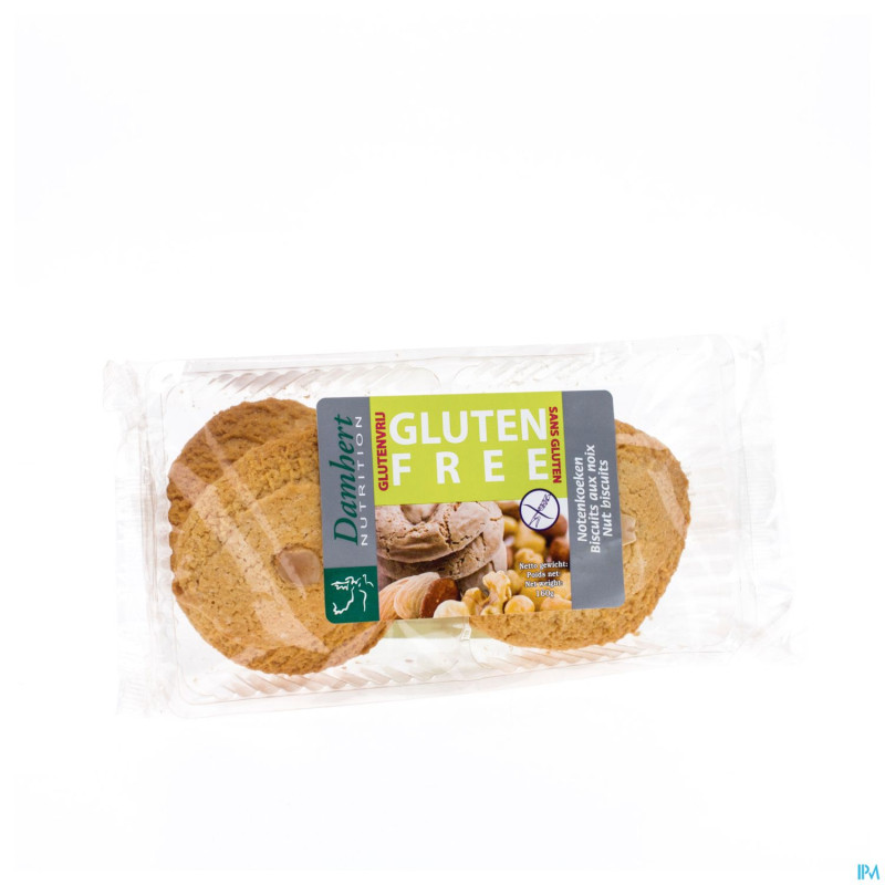 Damhert biscuit noix s/gluten    160g