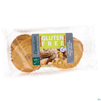 Damhert biscuit noix s/gluten    160g