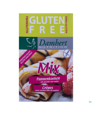 Damhert mix crepe gaufre s/gluten    400g