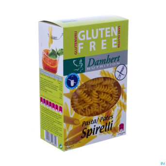 Damhert pates spirelli s/gluten    250g