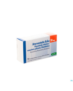 Atorvastatin hcs 10mg  comp pell 98