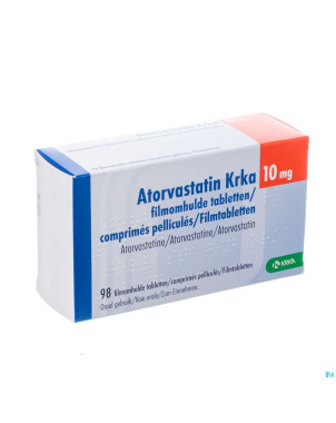 Atorvastatin hcs 10mg  comp pell 98