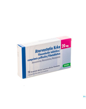 Atorvastatin hcs 20mg  comp pell 28