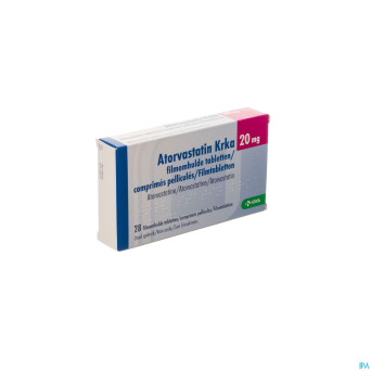 Atorvastatin hcs 20mg  comp pell 28