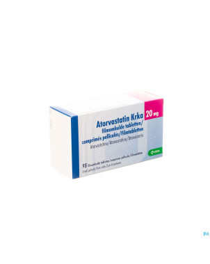 Atorvastatin hcs 20mg  comp pell 98