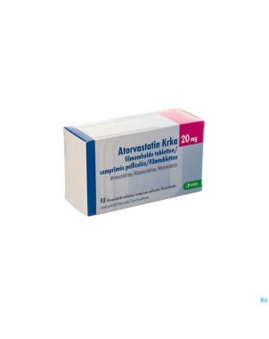Atorvastatin hcs 20mg  comp pell 98