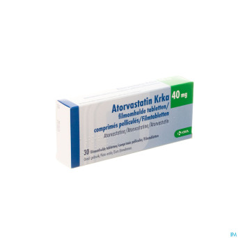 Atorvastatin hcs 40mg  comp pell 30