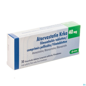 Atorvastatin hcs 40mg  comp pell 30