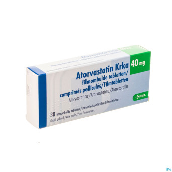 Atorvastatin hcs 40mg  comp pell 30