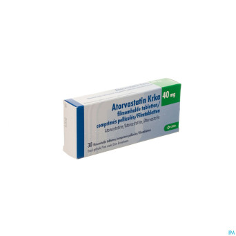 Atorvastatin hcs 40mg  comp pell 30