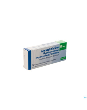 Atorvastatin hcs 40mg  comp pell 30