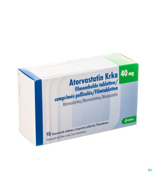 Atorvastatin hcs 40mg  comp pell 98