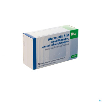 Atorvastatin hcs 40mg  comp pell 98