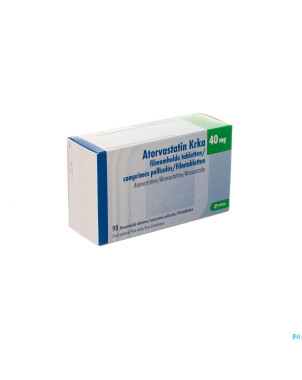 Atorvastatin hcs 40mg  comp pell 98