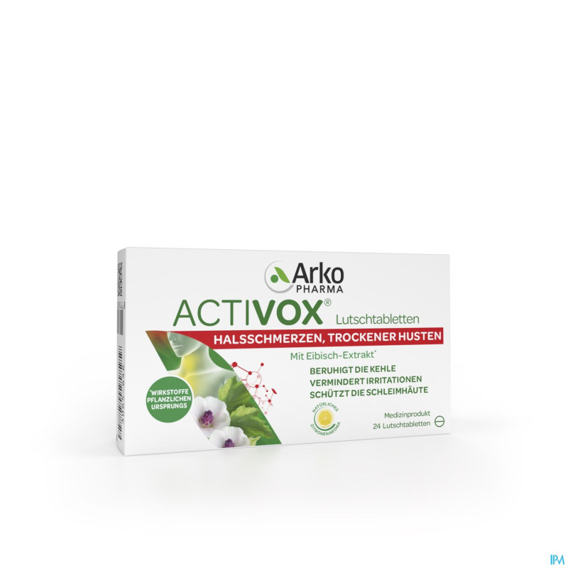 Activox comp maux de gorge comp a sucer 24
