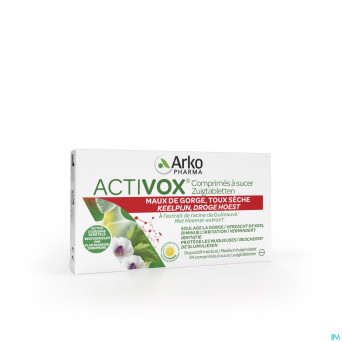 Activox comp maux de gorge comp a sucer 24
