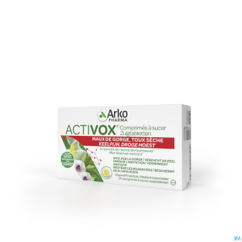 Activox comp maux de gorge comp a sucer 24